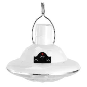 Solar Camping Light Portable Outdoor Hanging LED Bulb Lamp Lantern Emergency Light For Camping Hiking (Option: White)